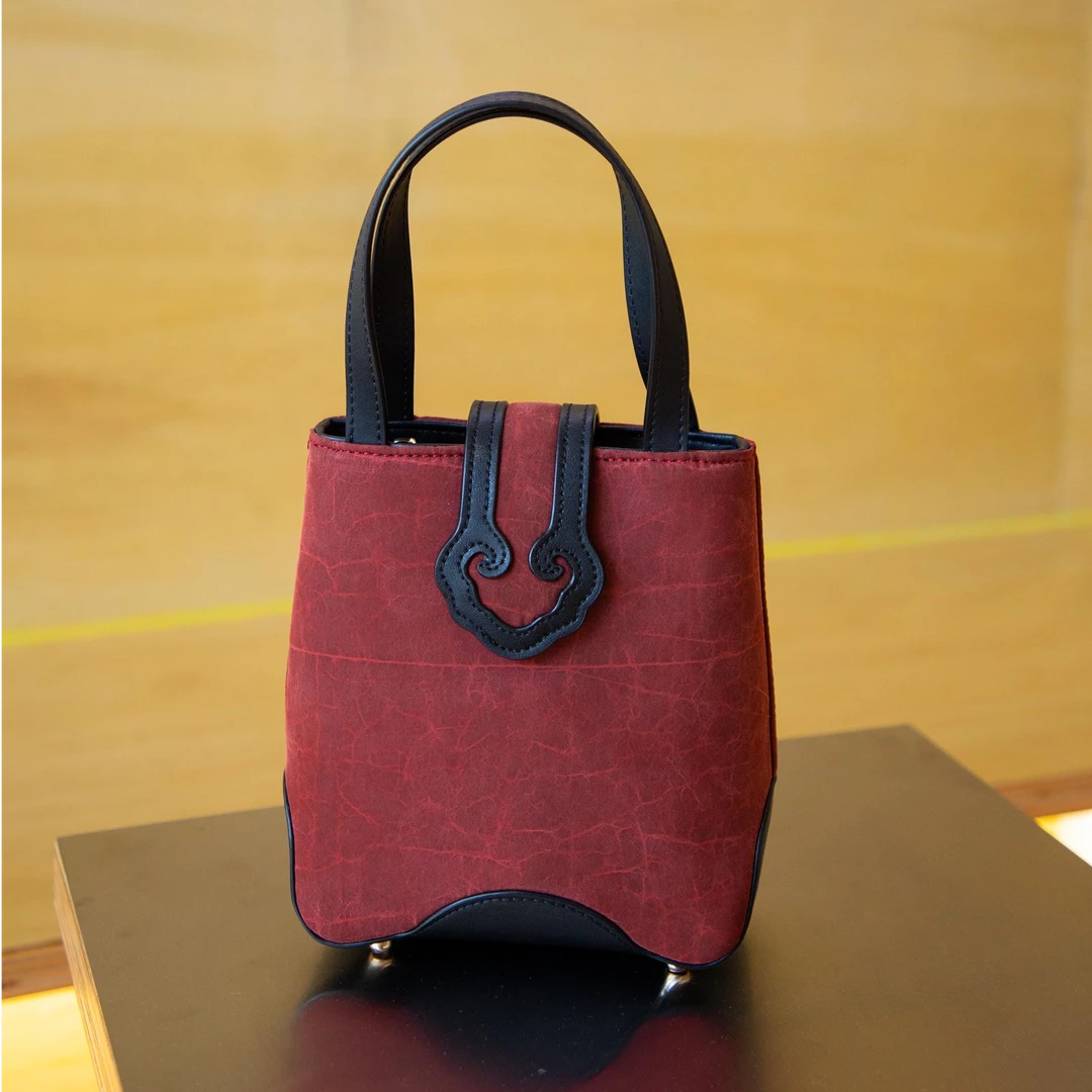 香云故里·红龟纹香云纱小手提包XC23B-11R4670