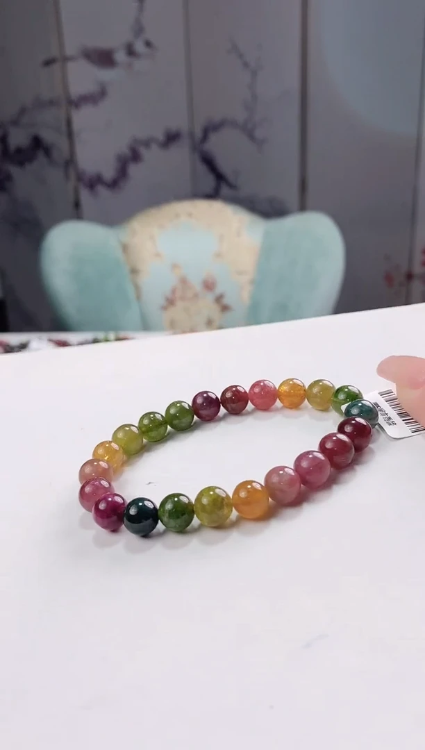 【闪购商品】碧玺单圈8*未镶嵌多人多样性发其一