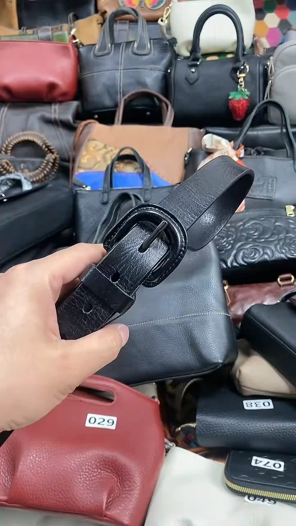 头层牛皮女款皮带095.