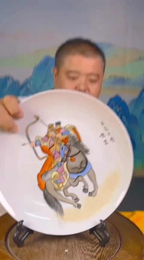 摆件景德镇陶瓷青花摆件72
