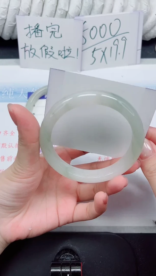 【闪购商品】石英质玉手镯未镶嵌284#61.7