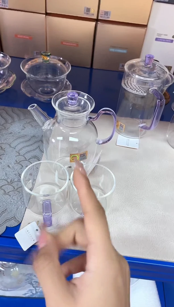 悦心壶浅紫+清禾杯浅紫