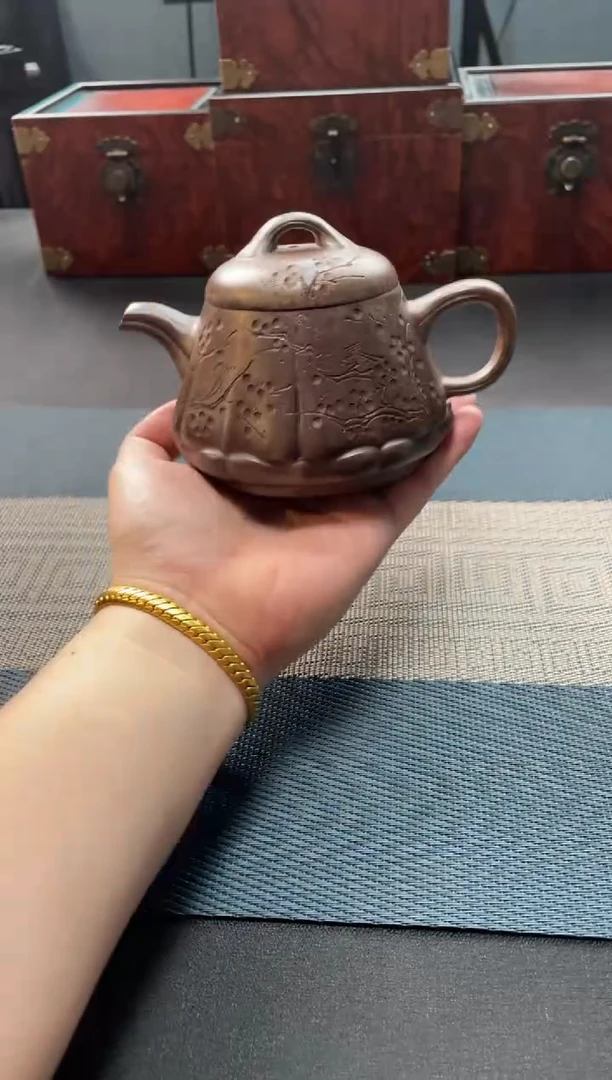 茶壶紫砂168 宜兴原矿紫砂