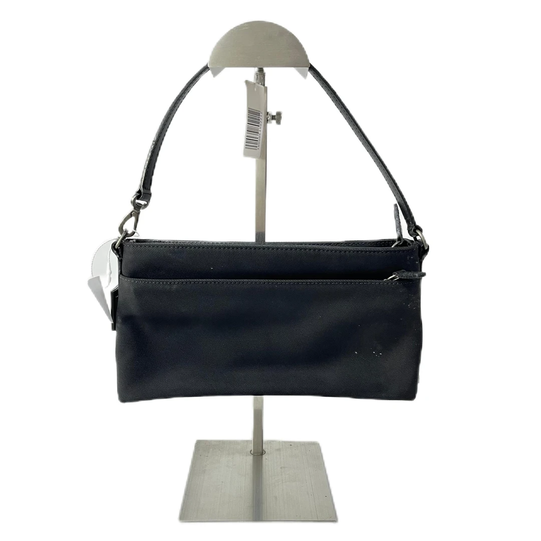 95新 COACH/蔻驰 黑色布面手提腋下包 MM-80142