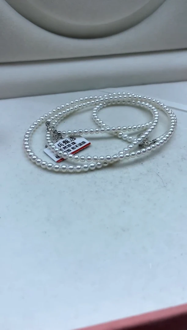 淡水珍珠银S925镶嵌颈饰多样性发其一