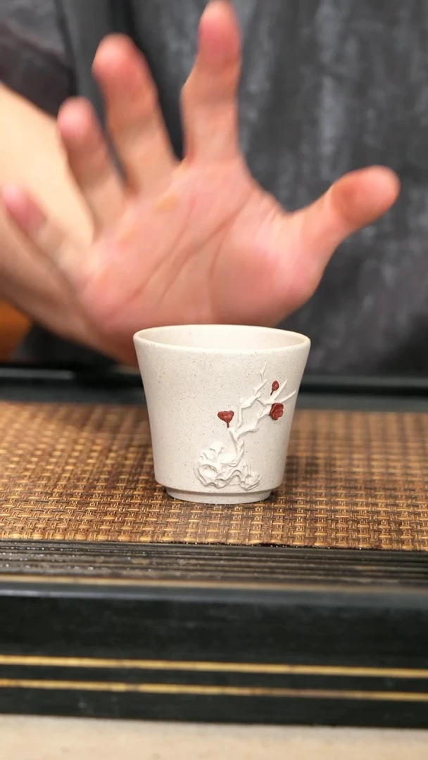 茶壶紫砂11《寒香主人杯》白玉段