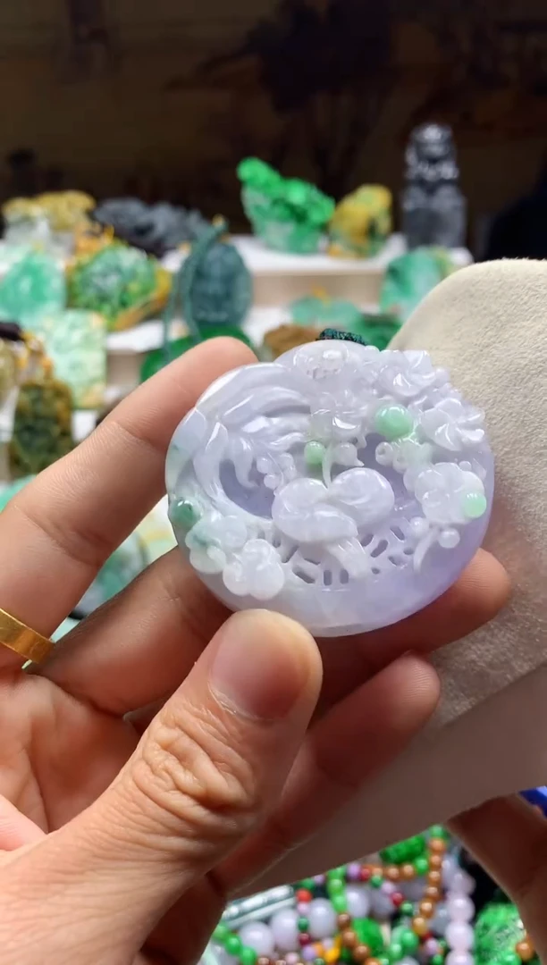 未镶嵌挂件翡翠天然A货翡翠
