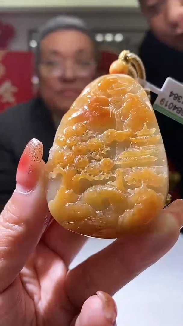 【闪购商品】定制翡翠未镶嵌18/0114/W/山水