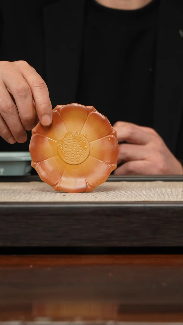 【闪购商品】紫砂茶壶段泥莲花盘