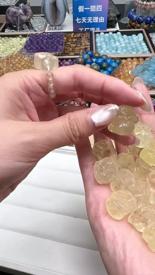 未镶嵌颈饰水晶9a多样性发其一/8.9/一单一颗