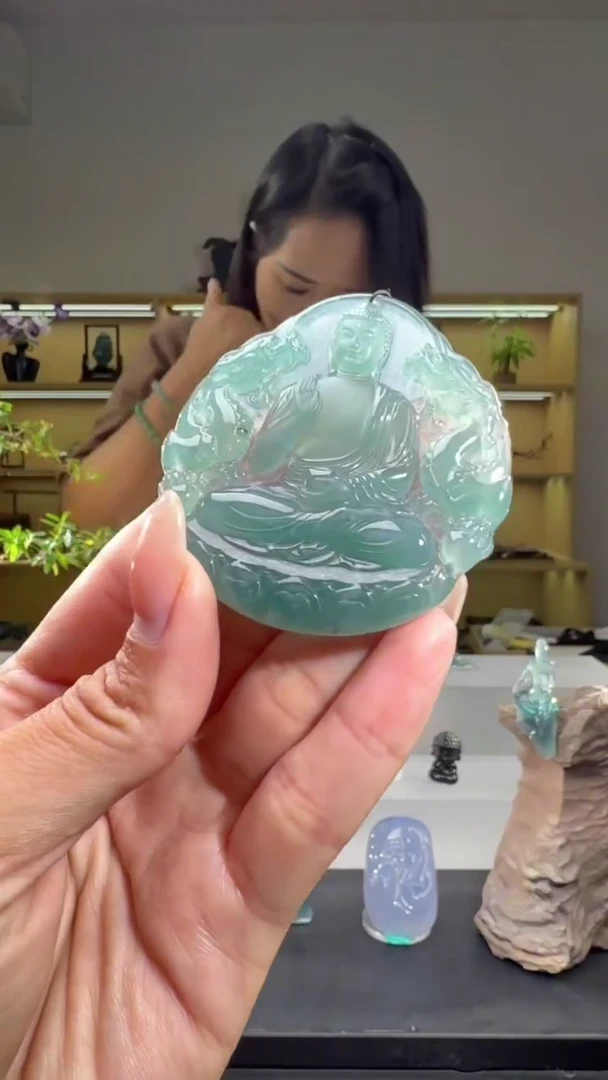 吊坠(不含链)未镶嵌翡翠阿弥陀佛
