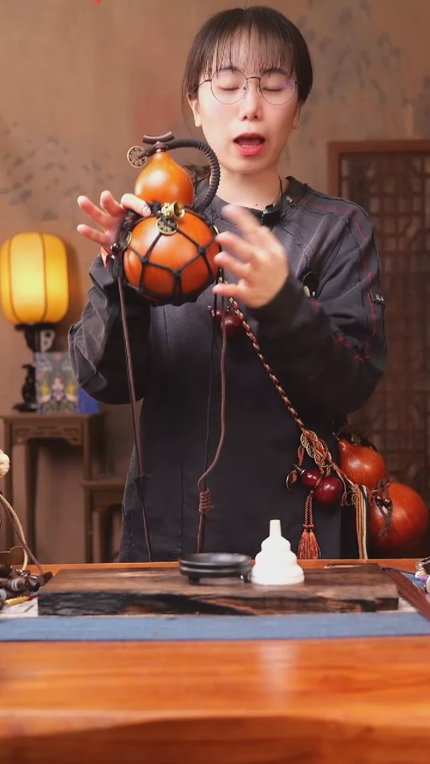 482号链接精品大漆葫芦现货现发[一物一拍]