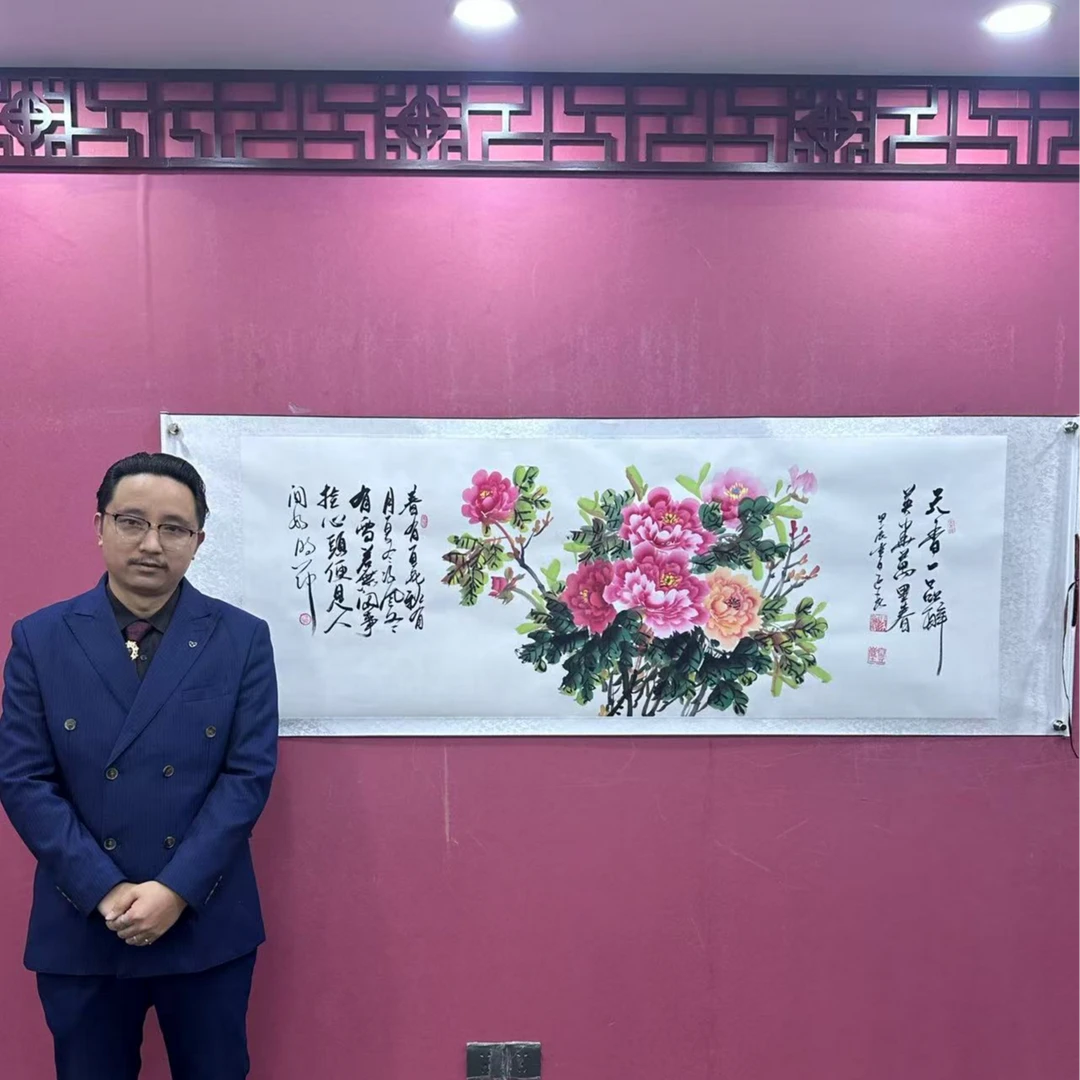 马迎春 《天香一品醉》小六尺白 国墨堂