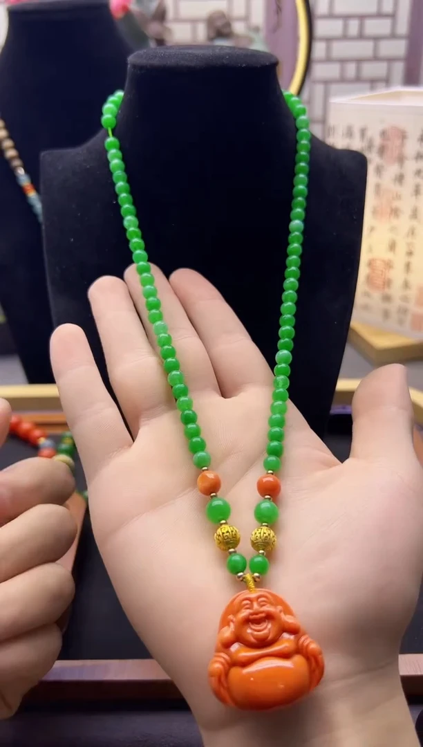 【闪购商品】翡翠颈饰14K金镶嵌X34