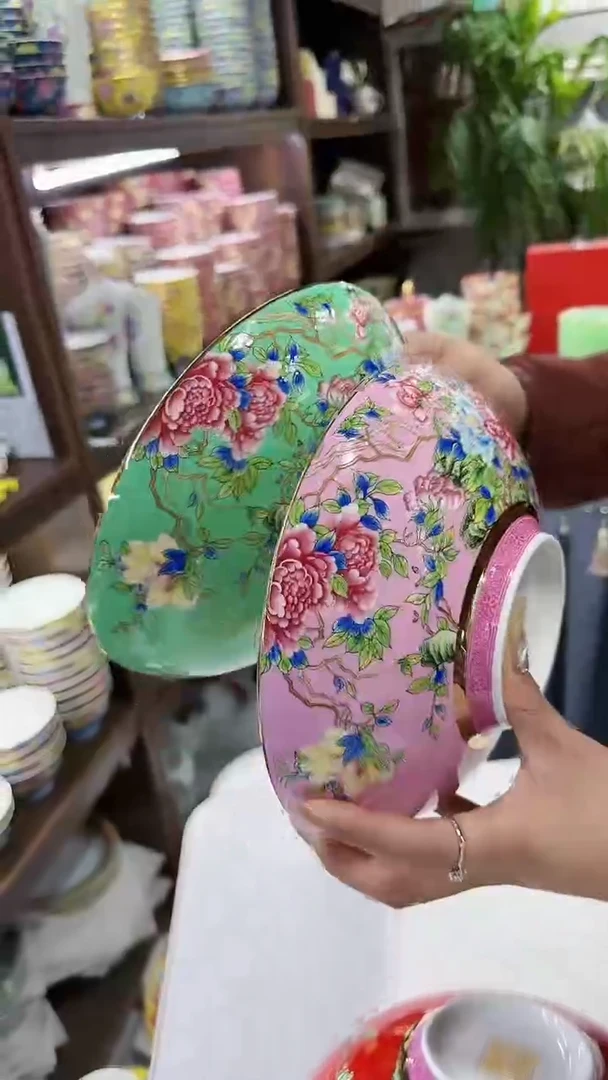 【闪购商品】瓷片8英寸元宝盘2个景德镇陶瓷