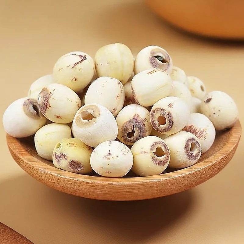 莲子湘潭白莲子磨皮通芯粉糯香甜干货个大
