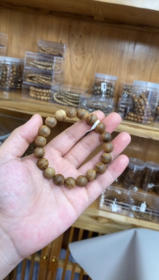 沉香手串达拉干圆珠单圈红土沉1.1多样性发其一