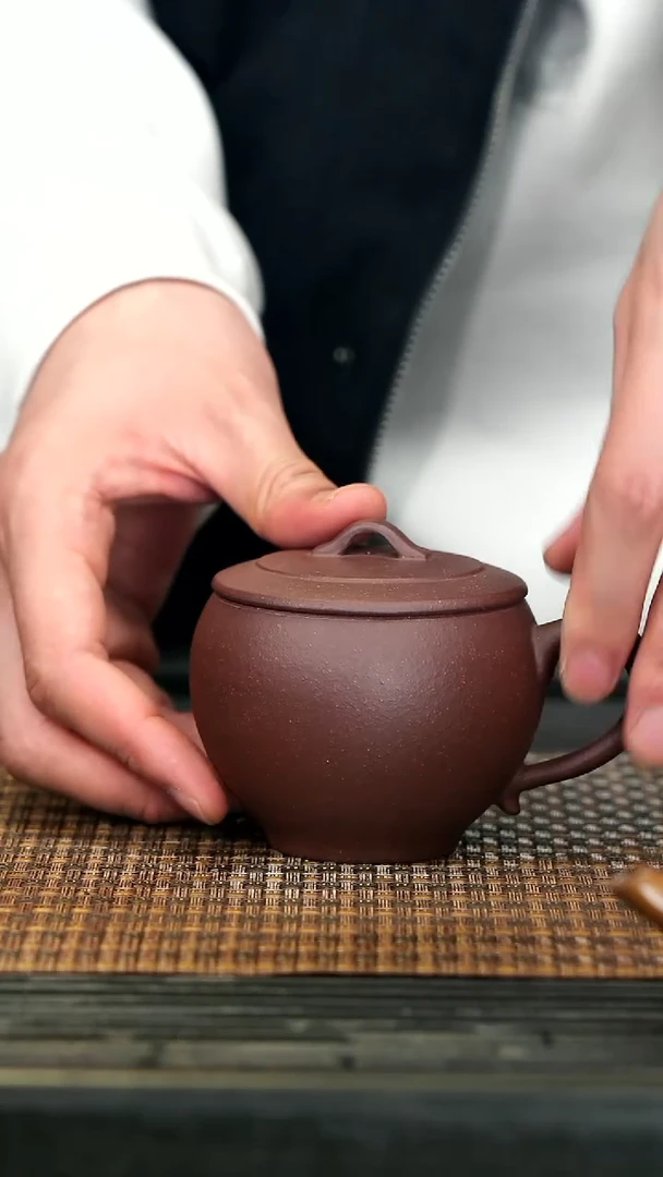 【闪购商品】紫砂茶壶9经典盖杯 紫玉金砂