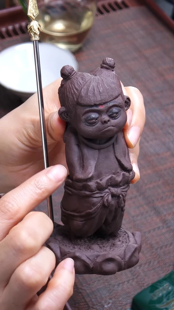 【闪购商品】紫砂茶宠刘祖铭《哪吒》