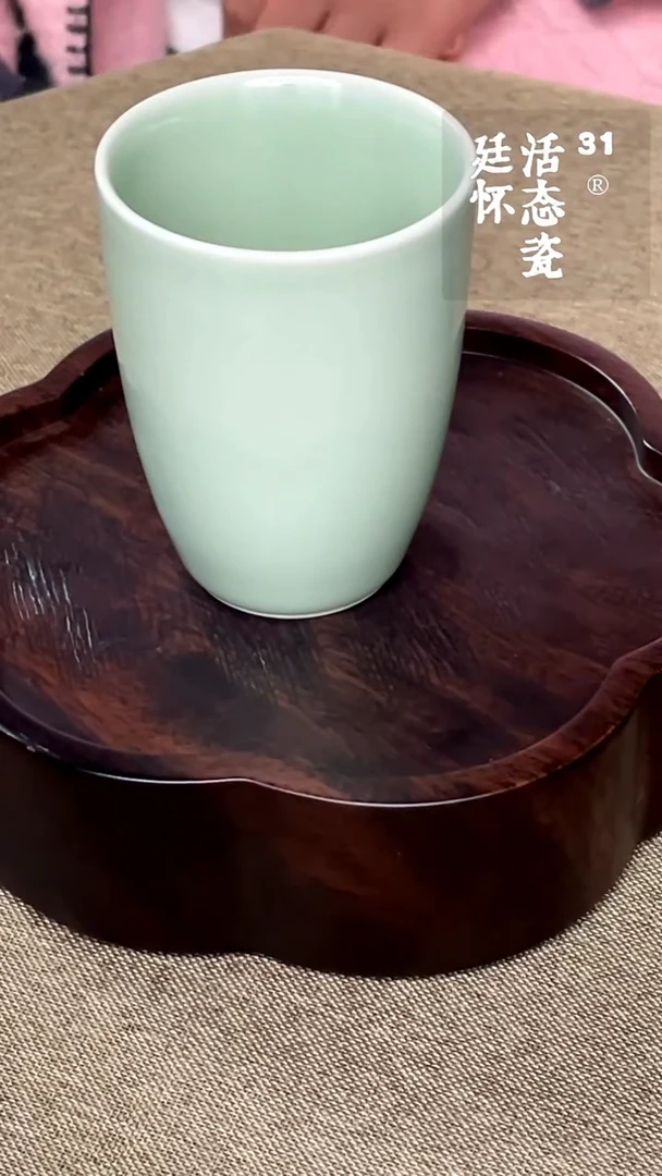 杯子瓷廷怀窑活态瓷清酒杯