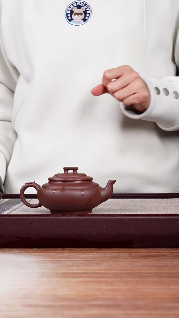 【闪购商品】紫砂花盆紫泥上新桥茶壶一只