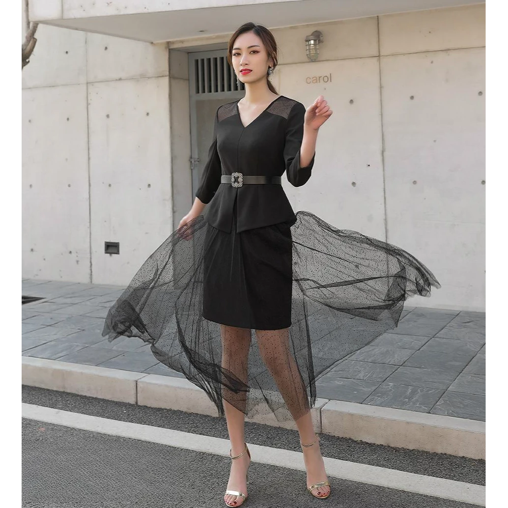 【LIN  DA专属】她翼夏季连衣裙时尚名媛百搭吊带女士AD4243221078