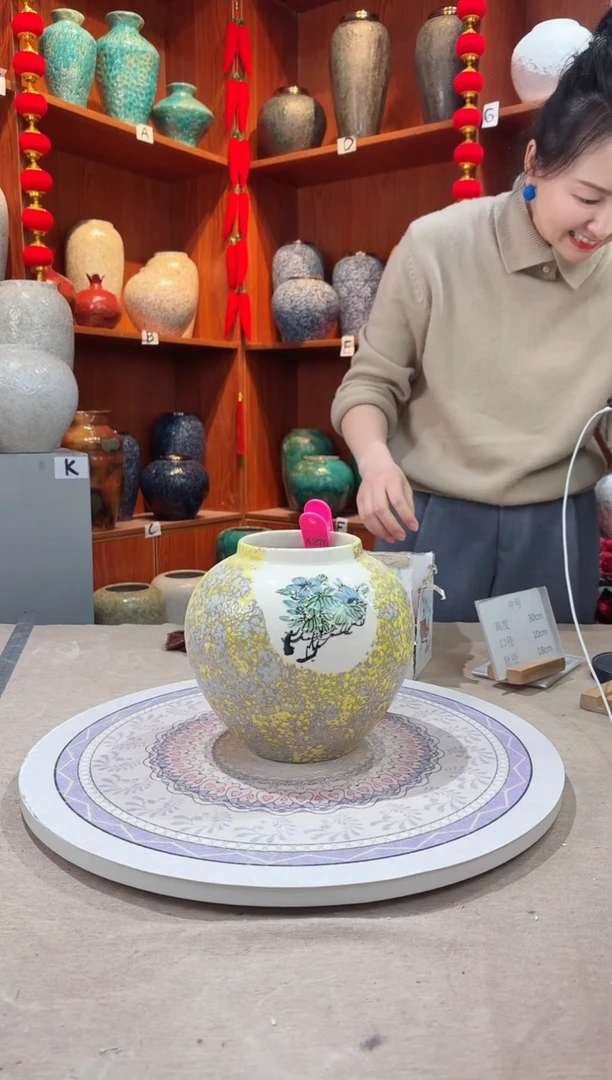 【闪购商品】瓶孤品 手绘陶瓷花瓶 无花 a276