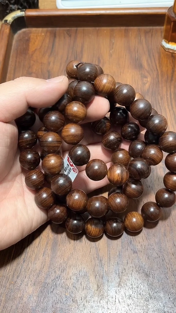 【闪购商品】檀香木精品推荐金丝蜜结黄qn多圈1.5