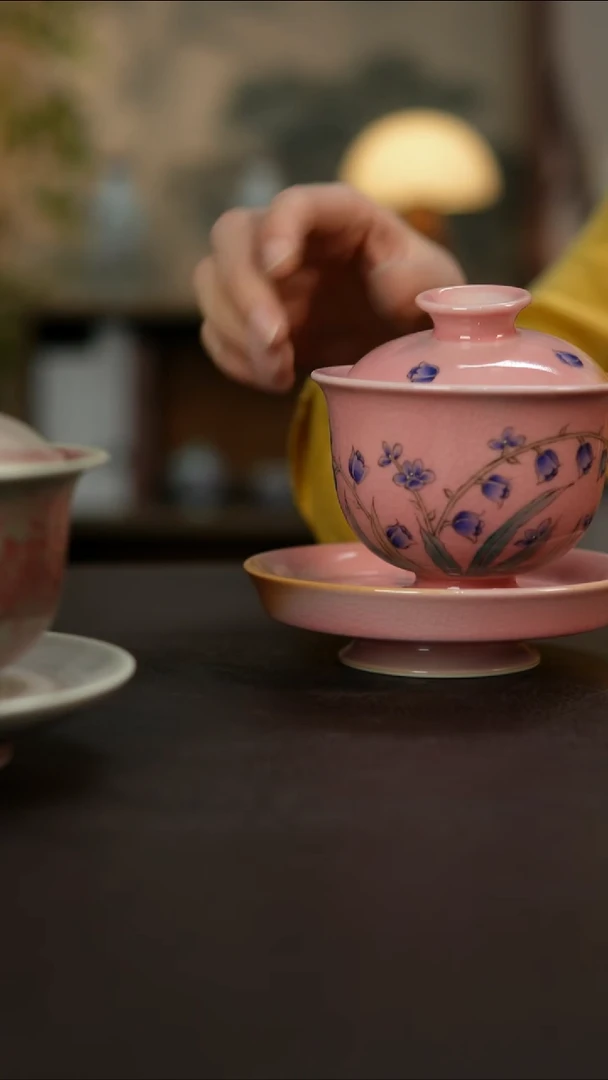 杯景德镇陶瓷杯碗柴烧多人