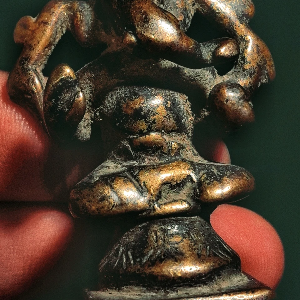 特殊象鼻财神铜像