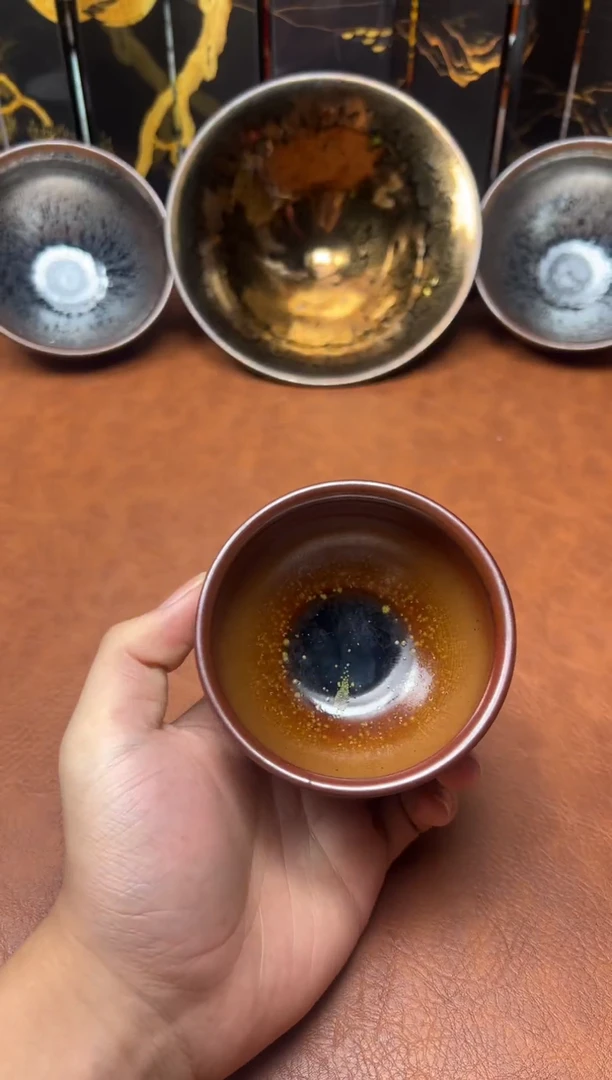 茶盏建盏之父夕阳花海