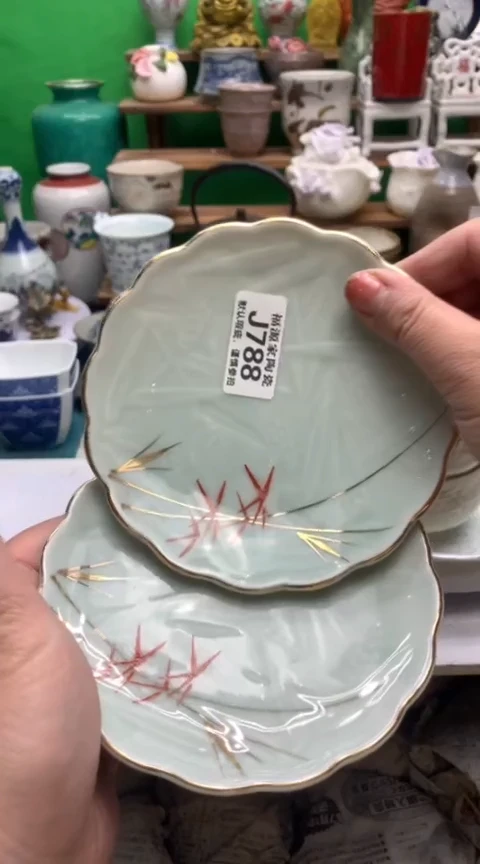 【闪购商品】盖碗海外回流瓷器