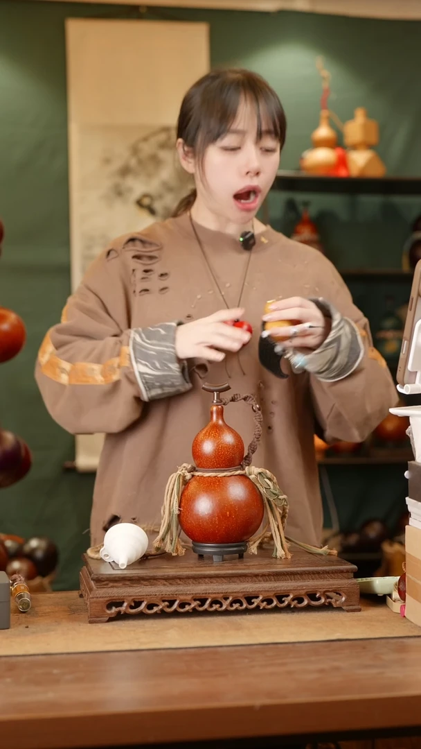 177号精品天然大漆酒葫芦一物一拍~