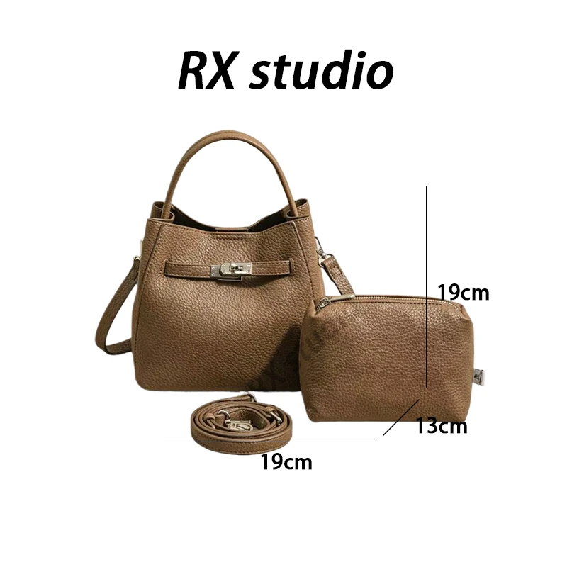 【瑞熙高定】SK-63098-1-麦肤色-轻奢小众设计感时尚百搭i女士包