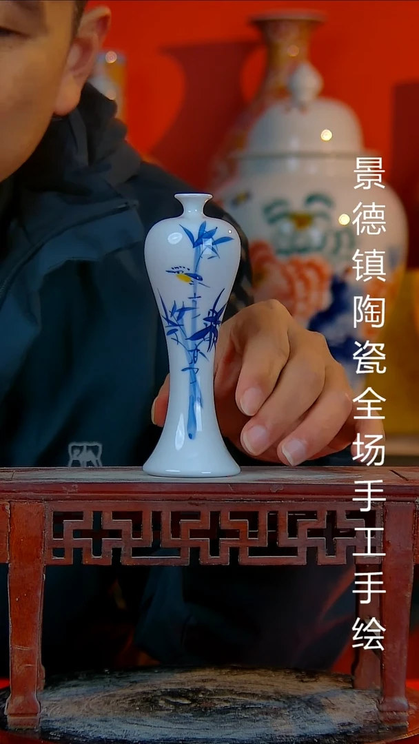 摆件陶瓷景德镇陶瓷 全场手工手绘