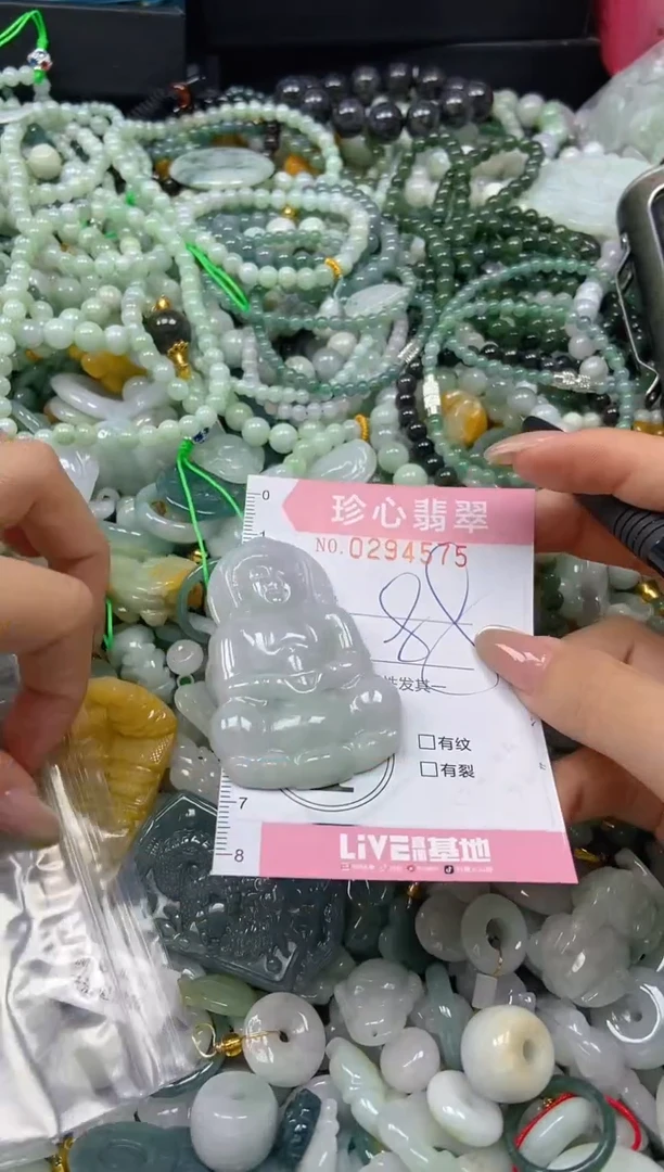 翡翠未镶嵌颈饰闪购0294575