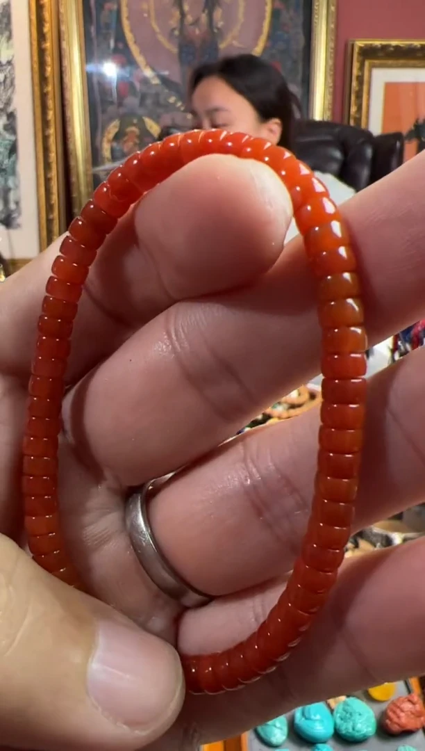 未镶嵌.南红玛瑙115号 南红手串套装ylp5mm