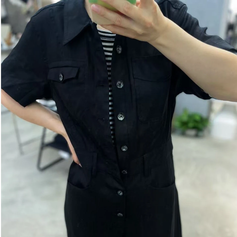 【周周家】麻料连体衣显高显瘦