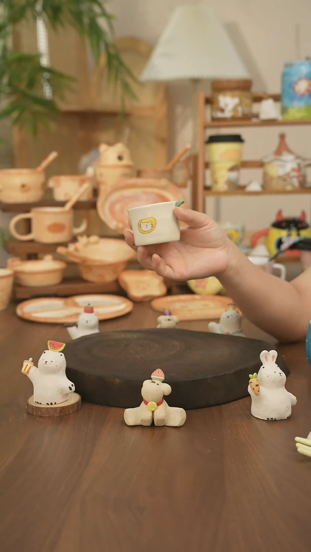 杯子景德镇原创手作陶瓷
