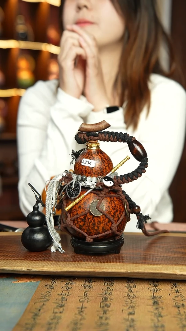 234号精品大漆酒葫芦防腐防渗装水茶酒
