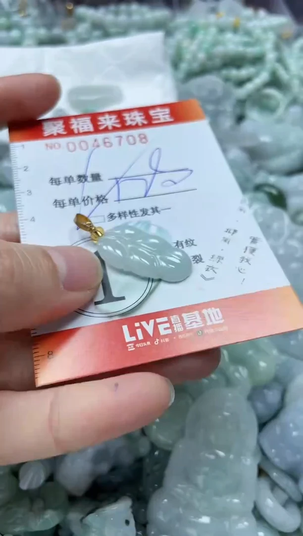 【闪购商品】翡翠颈饰未镶嵌闪购0046708多样性发其一