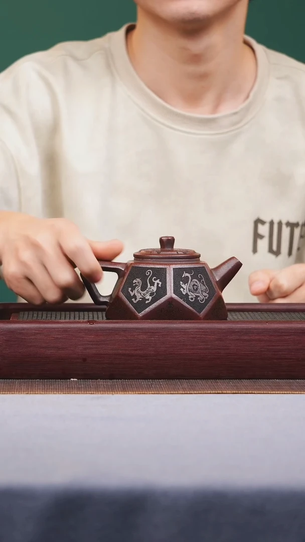 茶壶紫砂宜兴原矿紫砂作品