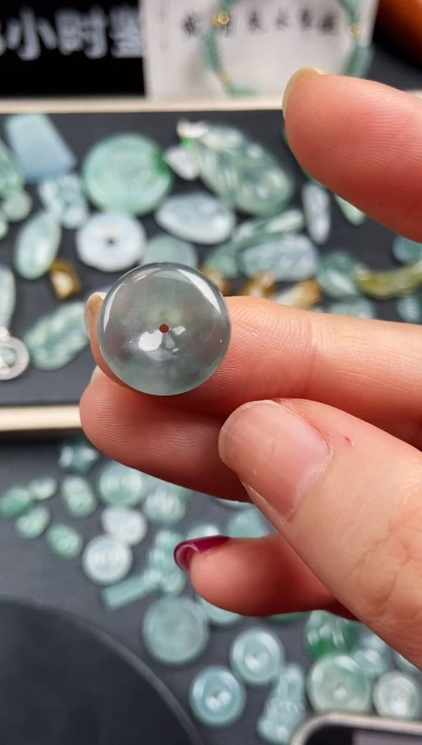 【闪购商品】翡翠吊坠(不含链)未镶嵌39平安扣~默认裸石发货