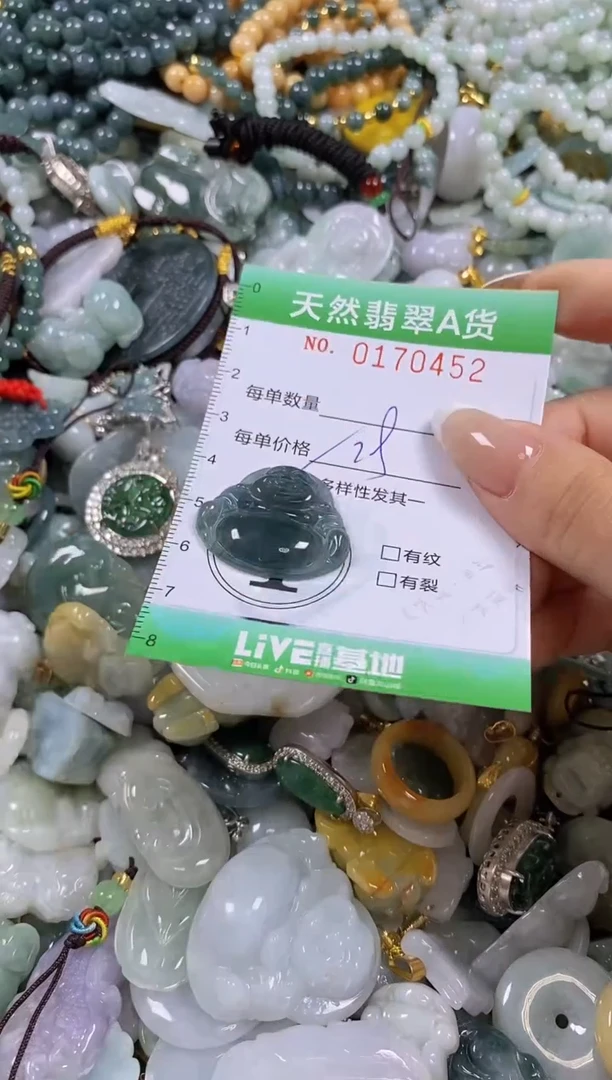 翡翠未镶嵌颈饰闪购0170452多样性发其一