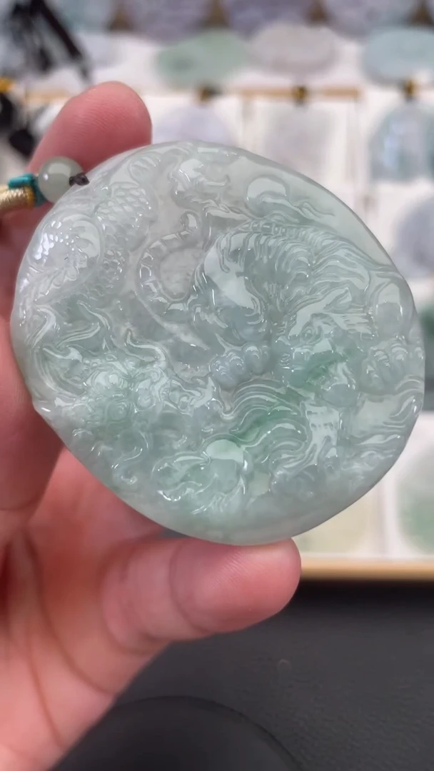 颈饰未镶嵌翡翠天然缅甸翡翠A货78
