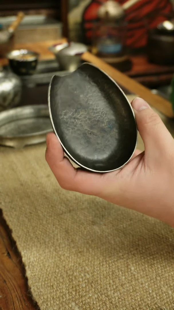 【闪购商品】足锡全手做旧茶则