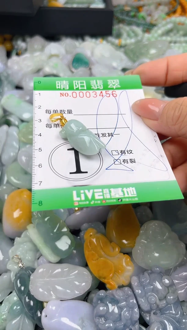 翡翠未镶嵌颈饰闪购0003456