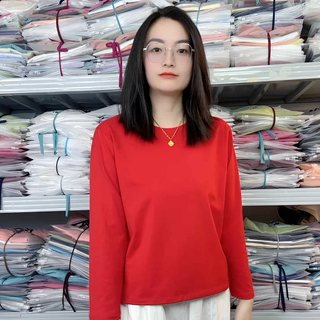 2025新款秋冬打底衫内搭外穿宽松舒适中式极简纯色长袖女款打底衫