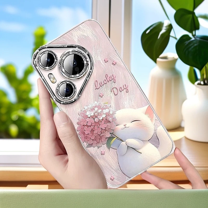 适用于华为新款透明实用防摔Pura70Pro手机壳硅胶配件苹果支