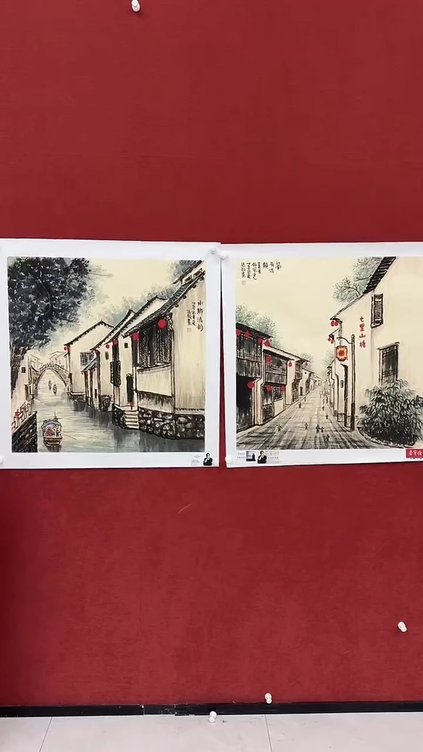 国画用****6张敬老师国画精品